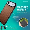 image:imageSmartish iPhone 11 Pro Max Slim Case  Gripmunk Lightweight  Protective Thin Cover Silk  Black Tie AffairWalnut Woods MagSafe