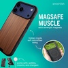 image:imageSmartish iPhone 11 Pro Max Slim Case  Gripmunk Lightweight  Protective Thin Cover Silk  Black Tie AffairWalnut Woods MagSafe