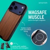 image:imageSmartish iPhone 11 Pro Max Slim Case  Gripmunk Lightweight  Protective Thin Cover Silk  Black Tie AffairWalnut Woods MagSafe