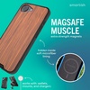 image:imageSmartish iPhone 11 Pro Max Slim Case  Gripmunk Lightweight  Protective Thin Cover Silk  Black Tie AffairWalnut Woods MagSafe