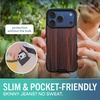 image:imageSmartish iPhone 11 Pro Max Slim Case  Gripmunk Lightweight  Protective Thin Cover Silk  Black Tie AffairWalnut Woods MagSafe