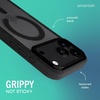 image:imageSmartish iPhone 11 Pro Max Slim Case  Gripmunk Lightweight  Protective Thin Cover Silk  Nothin to HideClearly Black MagSafe
