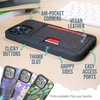 image:imageSmartish iPhone 11 Pro Wallet Case  Wallet Slayer Vol 2 Slim Protective Kickstand Credit Card Holder Silk  Black Tie AffairBlack Tie Affair