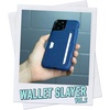 image:imageSmartish iPhone 11 Pro Wallet Case  Wallet Slayer Vol 2 Slim Protective Kickstand Credit Card Holder Silk  Black Tie AffairBlues on the Green