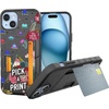 image:imageSmartish iPhone 11 Pro Wallet Case  Wallet Slayer Vol 2 Slim Protective Kickstand Credit Card Holder Silk  Black Tie AffairMore Prints