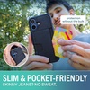 image:imageSmartish iPhone 11 Pro Wallet Case  Wallet Slayer Vol 2 Slim Protective Kickstand Credit Card Holder Silk  Black Tie AffairMore Prints