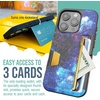 image:imageSmartish iPhone 11 Pro Wallet Case  Wallet Slayer Vol 2 Slim Protective Kickstand Credit Card Holder Silk  Black Tie AffairSpaced Out