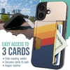 image:imageSmartish iPhone 11 Pro Wallet Case  Wallet Slayer Vol 2 Slim Protective Kickstand Credit Card Holder Silk  Black Tie AffairStriped Up