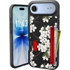 image:imageSmartish iPhone 11 Pro Wallet Case  Wallet Slayer Vol 2 Slim Protective Kickstand Credit Card Holder Silk  Black Tie AffairVery Cherry Blossom