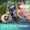 image:imageSmartish iPhone 11 Pro Wallet Case  Wallet Slayer Vol 2 Slim Protective Kickstand Credit Card Holder Silk  Black Tie AffairVery Cherry Blossom