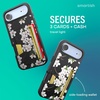 image:imageSmartish iPhone 11 Pro Wallet Case  Wallet Slayer Vol 2 Slim Protective Kickstand Credit Card Holder Silk  Black Tie AffairVery Cherry Blossom