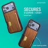image:imageSmartish iPhone 11 Pro Wallet Case  Wallet Slayer Vol 2 Slim Protective Kickstand Credit Card Holder Silk  Black Tie AffairWalnut Woods
