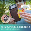 image:imageSmartish iPhone 11 Pro Wallet Case  Wallet Slayer Vol 2 Slim Protective Kickstand Credit Card Holder Silk  Black Tie AffairWalnut Woods