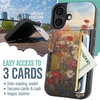 image:imageSmartish iPhone 11 Pro Wallet Case  Wallet Slayer Vol 2 Slim Protective Kickstand Credit Card Holder Silk  Black Tie AffairWildflower Fields