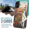 image:imageSmartish iPhone 11 Pro Wallet Case  Wallet Slayer Vol 2 Slim Protective Kickstand Credit Card Holder Silk  Black Tie AffairWildflower Fields