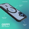 image:imageSmartish iPhone 12 Pro Max Armor Case  Gripzilla Rugged  Protective Slim Tough Grip Cover  Black Tie AffairClearly Black