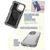 image:imageSmartish iPhone 12 Pro Max Armor Case  Gripzilla Rugged  Protective Slim Tough Grip Cover  Black Tie AffairGray Area