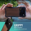 image:imageSmartish iPhone 12 Pro Max Armor Case  Gripzilla Rugged  Protective Slim Tough Grip Cover  Black Tie AffairWalnut Woods