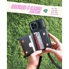 image:imageSmartish iPhone 1212 Pro Crossbody Case for Women  Dancing Queen PurseClutch with Detachable Strap amp Card Holder  Stiletto BlackSilverStiletto BlackGold