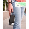 image:imageSmartish iPhone 1212 Pro Crossbody Case for Women  Dancing Queen PurseClutch with Detachable Strap amp Card Holder  Stiletto BlackSilverStiletto BlackSilver