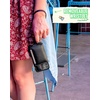 image:imageSmartish iPhone 1212 Pro Crossbody Case for Women  Dancing Queen PurseClutch with Detachable Strap amp Card Holder  Stiletto BlackSilverStiletto BlackSilver