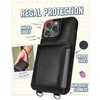 image:imageSmartish iPhone 13 Pro Crossbody Wallet Case for Women  Dancing Queen PurseClutch with Detachable Strap amp Wristlet Protective Cover with Credit Card Holder  Stiletto BlackGoldStiletto Black  Gunmetal