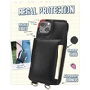 image:imageSmartish iPhone 13 Pro Crossbody Wallet Case for Women  Dancing Queen PurseClutch with Detachable Strap amp Wristlet Protective Cover with Credit Card Holder  Stiletto BlackGoldStiletto BlackGold