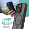 image:imageSmartish iPhone 13 Pro Max Slim Case  Gripmunk  Lightweight  Protective Thin Grip Cover  Nothin to HideClearly Black MagSafe