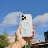 image:imageSmartish iPhone 13 Pro Max Slim Case  Gripmunk  Lightweight  Protective Thin Grip Cover  Nothin to HideClearly Clear MagSafe