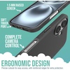 image:imageSmartish iPhone 16 MagSafe Case  2Pack Tempered Glass Screen Protector Bundle  Gripmunk  Tuff Sheet  Protective Magnetic Case with Crystal Clear Screen Protection  Black