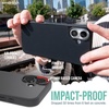 image:imageSmartish iPhone 16 MagSafe Case  Crossbody Lanyard Strap  Gripmunk Magnetic Slim Case for Apple iPhone 16  Black Tie Affair