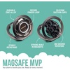 image:imageSmartish iPhone 17 Pro MagSafe Case  Magnetic Suction Mount Bundle  Gripmunk  WallFlower  Suction Stick On Phone Mount  Finger Grip Loop for iPhone  Extra Strength Magnets