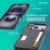 image:imageSmartish iPhone 17 Pro Wallet Case  Phone Wristlet  Slim  Protective Phone Case Credit Card Holder  Detachable Wrist Strap Loop for Apple iPhone 17 Pro  Black Tie Affair