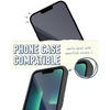 image:imageSmartish iPhone 17e16 MagSafe Case  2Pack Tempered Glass Screen Protector Bundle  Gripmunk  Tuff Sheet  Protective Magnetic Case with Screen Protection for Apple iPhone 17e16  Black Tie Affair