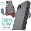 image:imageSmartish iPhone 17e16 MagSafe Case  2Pack Tempered Glass Screen Protector Bundle  Gripmunk  Tuff Sheet  Protective Magnetic Case with Screen Protection for Apple iPhone 17e16  Black Tie Affair