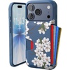 image:imageSmartish iPhone 78  SE Wallet Case  Wallet Slayer Vol 1 Slim  Protective Credit Card Holder  Drop Tested Hidden Credit Card Slot Cover for Apple iPhone 78  SE  Black Tie AffairVery Cherry Blossom