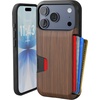 image:imageSmartish iPhone 78  SE Wallet Case  Wallet Slayer Vol 1 Slim  Protective Credit Card Holder  Drop Tested Hidden Credit Card Slot Cover for Apple iPhone 78  SE  Black Tie AffairWalnut Woods