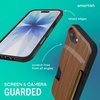 image:imageSmartish iPhone 78  SE Wallet Case  Wallet Slayer Vol 1 Slim  Protective Credit Card Holder  Drop Tested Hidden Credit Card Slot Cover for Apple iPhone 78  SE  Black Tie AffairWalnut Woods