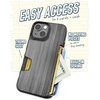 image:imageSmartish iPhone 78  SE Wallet Case  Wallet Slayer Vol 1 Slim  Protective Credit Card Holder  Drop Tested Hidden Credit Card Slot Cover for Apple iPhone 78  SE  Black Tie AffairGraspin Aspen