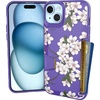 image:imageSmartish iPhone 78  SE Wallet Case  Wallet Slayer Vol 1 Slim  Protective Credit Card Holder  Drop Tested Hidden Credit Card Slot Cover for Apple iPhone 78  SE  Black Tie AffairVery Cherry Blossom