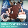 image:imageSmartish iPhone 78  SE Wallet Case  Wallet Slayer Vol 1 Slim  Protective Credit Card Holder  Drop Tested Hidden Credit Card Slot Cover for Apple iPhone 78  SE  Black Tie AffairWalnut Woods