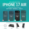 image:imageSmartish iPhone Air MagSafe Case  Magnetic Suction Mount Bundle  Gripmunk  WallFlower  Suction Stick On Phone Mount  Finger Grip Loop for iPhone  Extra Strength Magnets