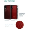 image:imageSmartish iPhone X Tough Case  Silk Armor Protective Rugged Grip Cover  Guardzilla  Includes Tempered Glass Screen Protector  Crimson RedOxblood Red
