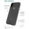 image:imageSmartish iPhone XR Clear Case  Nudist Frosted Clear  Protective Slim Grip Shock Resistant Cover Silk  Nothin to Hide