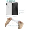 image:imageSmartish iPhone Xs Max Clear Case  Nudist Frosted Clear  Protective Slim Grip Shock Resistant Cover Silk  Flavor of The Month