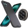 image:imageSmartish iPhone 16 Plus MagSafe Case  Magnetic Suction Mount  Phone GripFinger Loop  Kickstand Bundle  Gripmunk  WallFlower  3 in 1 Reversible Magnetic Phone Grip  Black Tie Affair