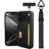 image:imageSmartish iPhone 17 Pro Wallet Case  Phone Wristlet  Slim  Protective Phone Case Credit Card Holder  Detachable Wrist Strap Loop for Apple iPhone 17 Pro  Black Tie Affair