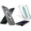 image:imageSmartish iPhone 17e16 MagSafe Case  2Pack Tempered Glass Screen Protector Bundle  Gripmunk  Tuff Sheet  Protective Magnetic Case with Screen Protection for Apple iPhone 17e16  Clear