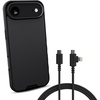 image:imageSmartish iPhone Air MagSafe Case  USBC to USBCLightning Cable Bundle  Gripmunk  Crown Joule  Magnetic Protective Case with Dynamic Camera Control Button  100W 2in1 Charger  Black