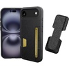 image:imageSmartish iPhone Air Wallet Case  Phone Grip Finger Loop  Wallet Slayer Vol 2 Slim  Protective Credit Card Holder  Pop Out Ring Kickstand for Apple iPhone Air  Black Tie Affair